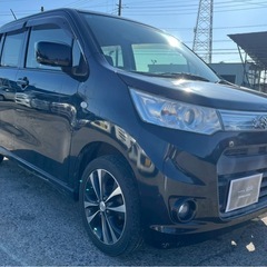 【支払総額15.8万円】h25年式ワゴンRスティングレー車検令和10年3月機関良好 スマートキー2本 ワンセグTV 冷暖房確認済み！の画像