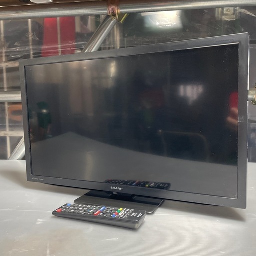 中古品 SHARP 24インチ 液晶テレビ 2T-C24DE 2024年 リモコン付属 