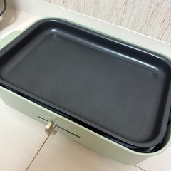 新品未使用】BRUNO コンパクトホットプレート (たこ焼きプレート付き)の画像