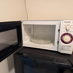 電子レンジ 冷蔵庫セットの画像