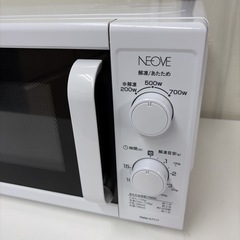 【🐤買取市場 6ヶ月保証】R605 ☀️ NEOVE 電子レンジ（17L / 700W / 60Hz西日本専用）RMM-AT717-6WT ⭐ 動作確認済 ⭐ クリーニング済の画像