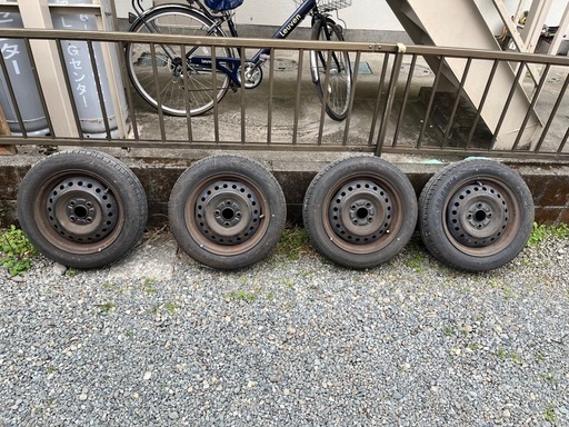 155/65R14　スチールホイール4本
