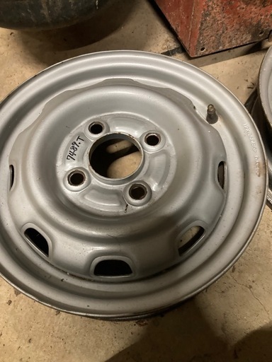 値下げ！鉄チンホイール　12インチ　3.50B 4本セット　中古　
