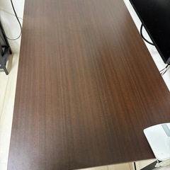 ワークデスク　120×60cm　ダークブラウンの画像
