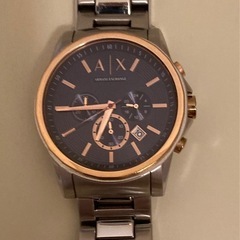 ARMANI EXCHANGE メンズ デイトQZ クロノグラフ　腕時計の画像