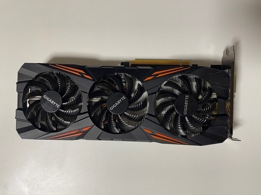 動作確認済 GIGABYTE GTX1080 グラフィックボード 空冷 3ファン