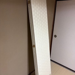 4連パーテーション 衝立 間仕切り アイボリー 軽量の画像