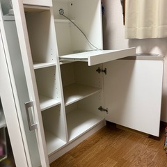 ニトリ レンジ台 (フォルム RE1175 WH)お譲りします。の画像