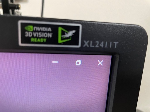 BenQ XL2411T 144hz 1ms ゲーミングモニター
