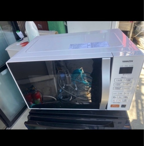 電子レンジ オーブンレンジ 16L トースト機能付き ターンテーブル 自動メニュー12種 重量センサー搭載 グリル 機能 ホワイト YRS-G160V(W) 2020年