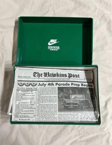 新品 NIKE CORTEZ コルテッツ ストレンジャーシングス 25cm 白