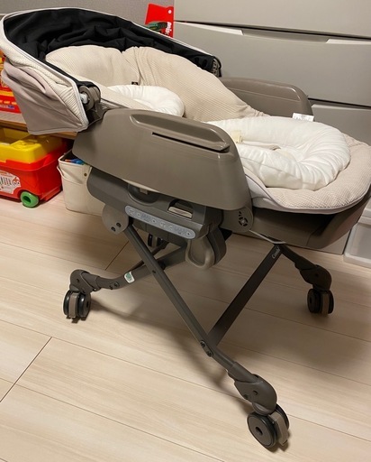 コンビ　電動ハイローチェア　ホワイトレーベル ネムリラ AUTO SWING BEDi Long スリープシェル EG＋