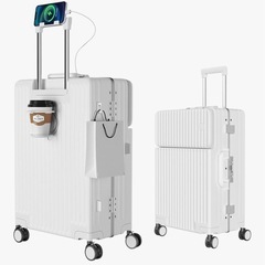 [Ashard] キャリーケース 携帯スタンド USBポート付きの画像