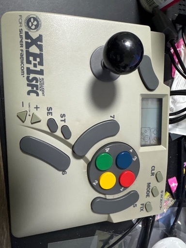 sfc intelligence joystick レア　箱　説明書　ハガキあり