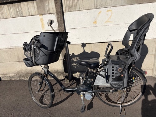 電動アシスト自転車　     ママチャリ　子ども席