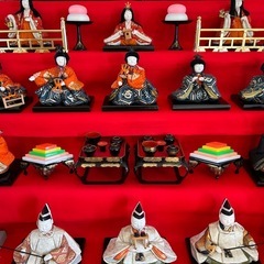 雛人形七段飾りフルセット【昭玉作春日雛】の画像