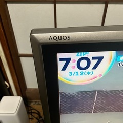 AQUOSテレビの画像
