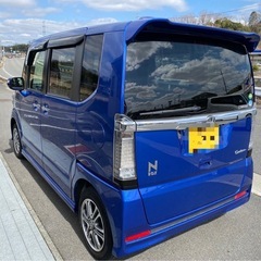 ★美車★禁煙車★NBOXカスタム 後期 純正ナビ バックカメラ TV 左側パワスラ　純正14インチアルミホイールの画像