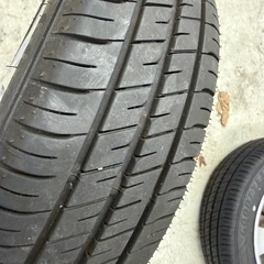 14インチタイヤ付きアルミホイール4本セットの画像