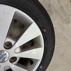 14インチタイヤ付きアルミホイール4本セットの画像