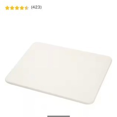 ニトリ 珪藻土バスマット 40×55cm　ホワイト の画像