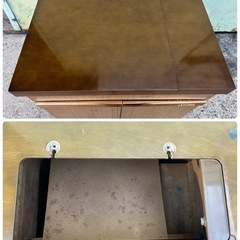 
ミシン台 テーブルにいかがでしょうか？  レトロ家具 アンティーク家具 棚 台 リメイクの画像