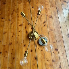 【unico別注】シーリングライト Astre（ゴールド）電球付き / 引越しのための画像