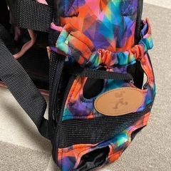 ペット　キャリーバックと抱っこ紐の画像