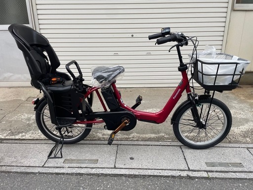 試乗?新車仕上げ⭐️中古子供乗せ電動自転車 パナソニックギュットクルームFR・アニーズ