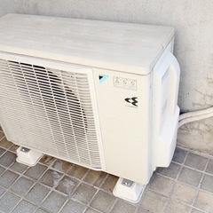 エアコン　大部屋LDK用　クーラーと室外機の画像