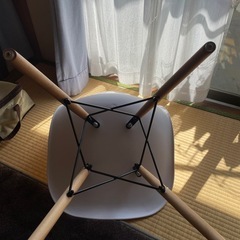 白　ダイニングチェア　白の画像