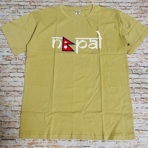 【ネパール・綿100%】家族お揃い　半袖　Tシャツ　42/40/32
