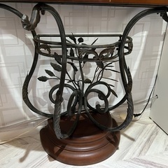 【輸入家具】アンティークアイアンテーブルの画像