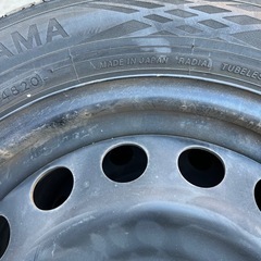 鉄ホイールタイヤの画像