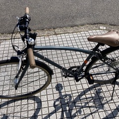 【クロスバイク】27インチ　外装6段変速　オートライト付　若林自転車　膳所店　SALE中❗️の画像