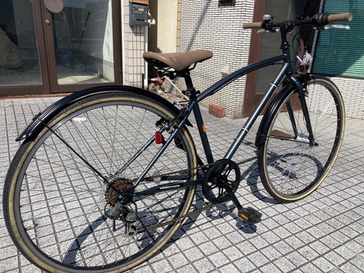 【クロスバイク】27インチ　外装6段変速　オートライト付　若林自転車　膳所店　SALE中❗️