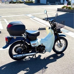 スズキ バーディー50 FI BA43A 実働 自賠責R9年4月まで リアボックス付の画像