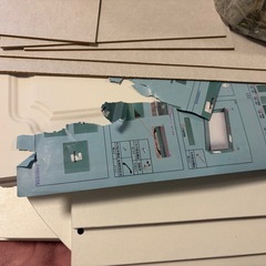 ドレッサー化粧台　ミラーと3色調節ライト付きの画像