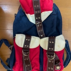 【3/26まで】カラフル デニム調リュック｜多機能ポケット＆大容量の画像