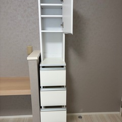 (決まりました)洗面所　隙間収納の画像