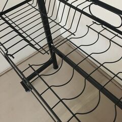 JM20866K)水切りラック 幅約55cm 高さ約53cm 奥行約25cm   中古品【取りに来られる方限定】の画像