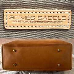 ソメスサドルSOMES SADDLEトートバッグ トートバック鞄bagかばんカバンブラウン茶色ベージュレザー本革牛革日本製 国産 国内製メイドインジャパン made in japanユニセックス男女兼用メンズmen’s男性用紳士レディースlady's女性用婦人の画像
