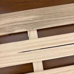 シングルサイズのすのこと敷布団の画像