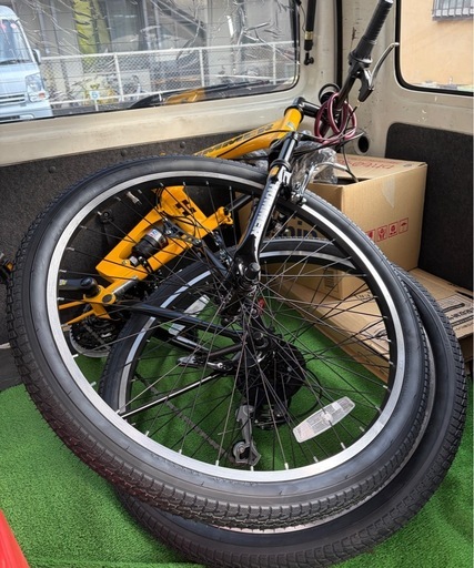 新品 HUMMER FD-ATB2618Wsus 26インチ 折りたたみ式マウンテンバイク 自転車　18段変速