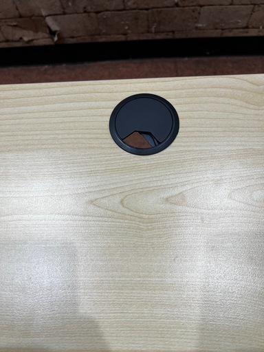 【美品】木製デスク オフィスデスク W1200