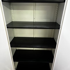 Ceha 扉付5段キャビネット 鍵なし スチール書庫 オフィス家具の画像