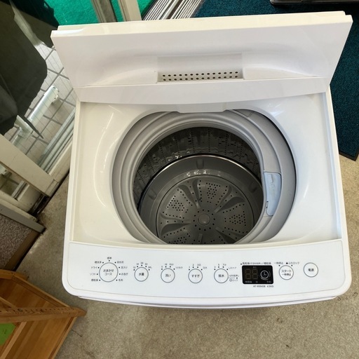 上2603-396 TAG label by amadana ×  Haier 洗濯機 AT-WM45B 4.5kg 2019年製 動作確認済み キズ汚れ有り