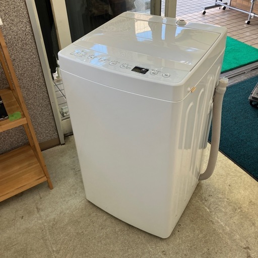 上2603-396 TAG label by amadana ×  Haier 洗濯機 AT-WM45B 4.5kg 2019年製 動作確認済み キズ汚れ有り