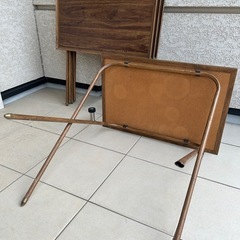 【あげます】折りたたみサイドテーブル　✖️ 4個の画像