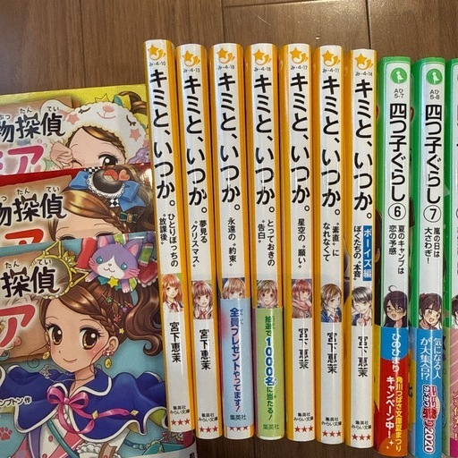 児童書22冊　動物探偵ミア・キミといつか・四つ子ぐらし・チームひとり等　22冊